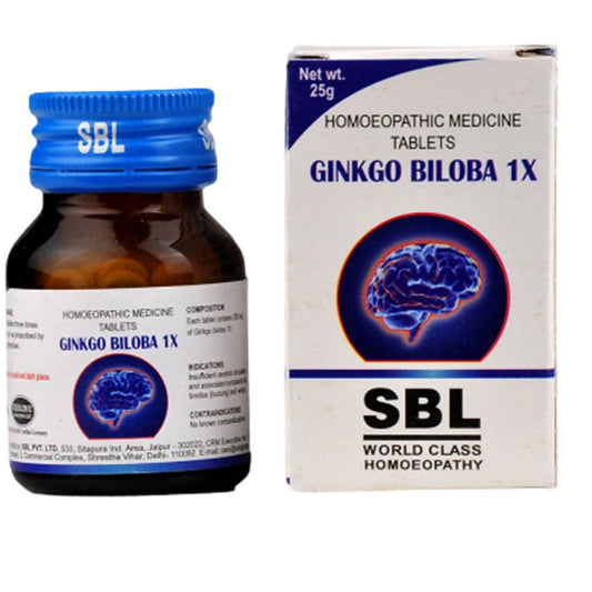 SBL Homeopathy Ginkgo Biloba Tablets 