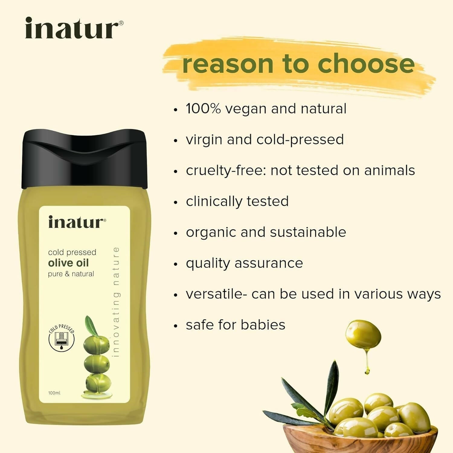 Inatur Cold Pressed Olive Oil 