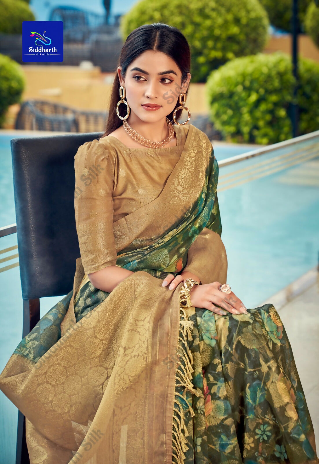 Exclusive Collection Wedding Green Golden Collection Banarasi Silk Grab2Buy With Rich Pallu 