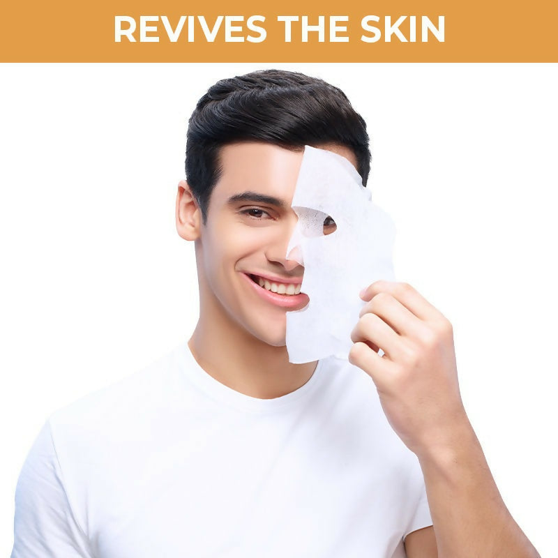 Nykaa Skin Secrets Indian Rituals Besan + Turmeric Sheet Mask For Calm & Moisturised Skin 