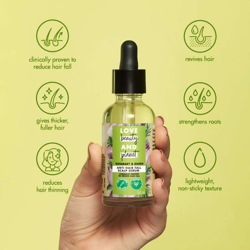 Love Beauty And Planet Onion & Rosemary Anti Hairfall Scalp Serum
