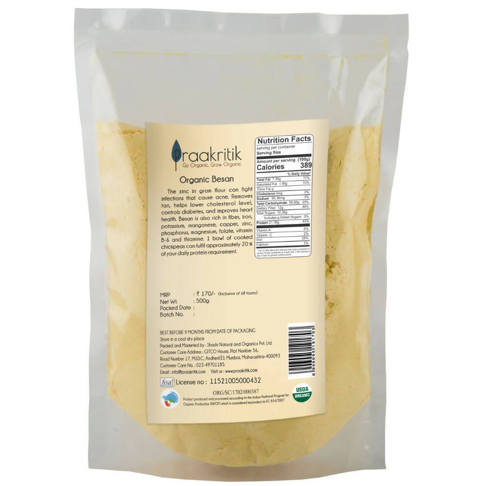 Praakritik Organic Besan - Grab2buy