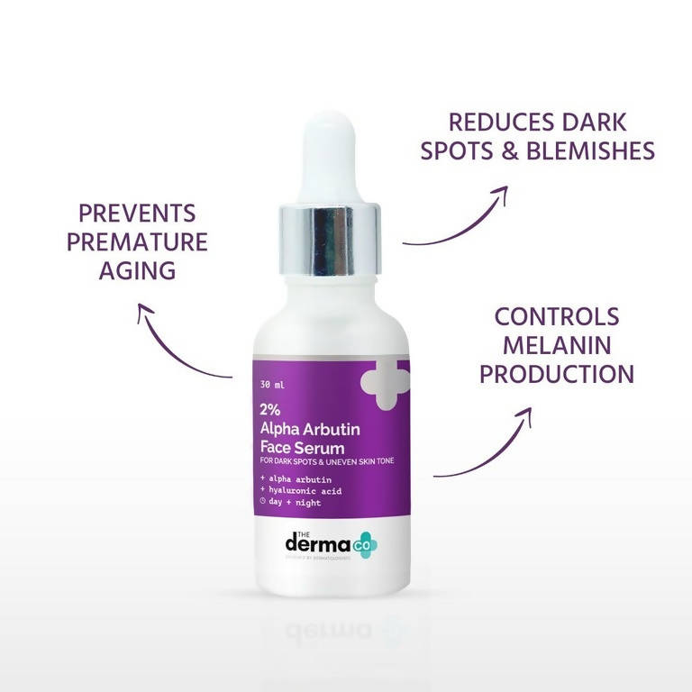 The Derma Co 2% Alpha Arbutin Face Serum For Dark Spots & Uneven Skin Tone  Grab2Buy The Derma Co Grab2Buy