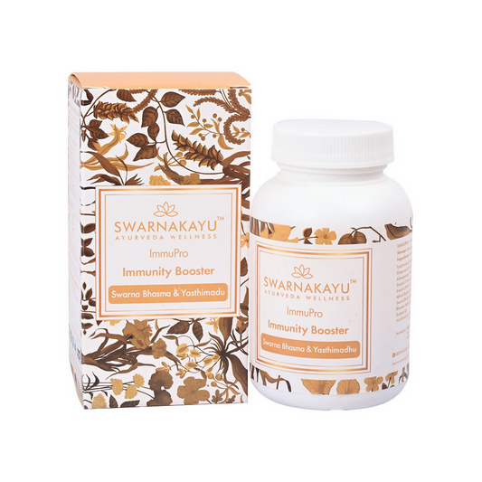 Swarnakayu ImmuPro Immunity Booster Tablets With Swarna Bhasma & Yashtimadhu 