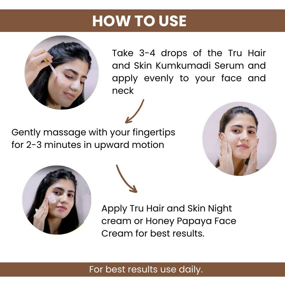 Tru Hair & Skin Kumkumadi & Niacinamide Serum  Grab2Buy Tru Hair & Skin Grab2Buy