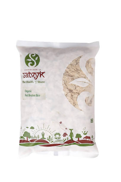 Siddhagiri's Satvyk Organic Red Beaten Rice (Poha) 