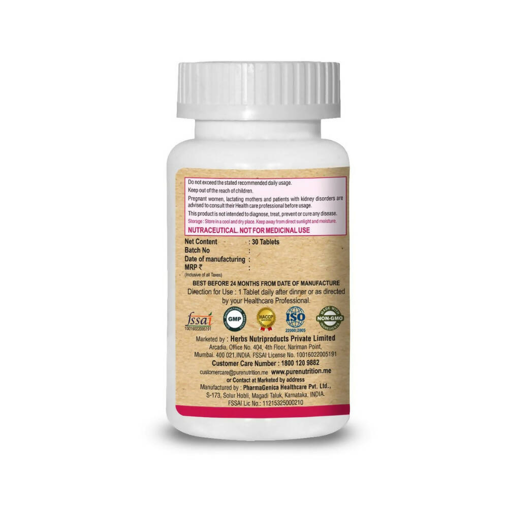 Pure Nutrition Ashwaginseng Veg Tablets 