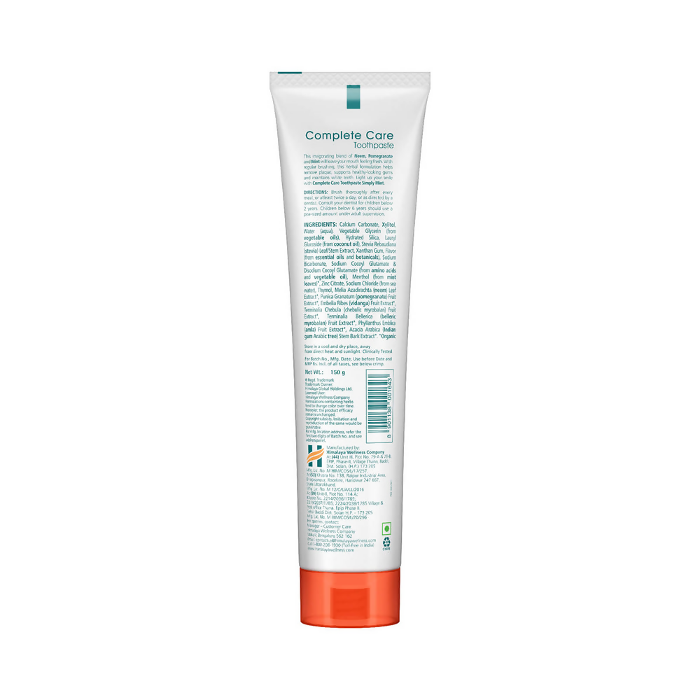Himalaya Botanique Complete Care Toothpaste (Simply Mint) 