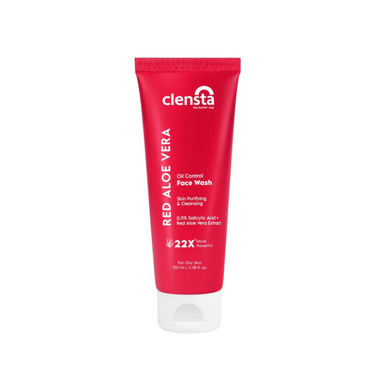 Clensta Red Aloe Vera Oil Control Face Wash 