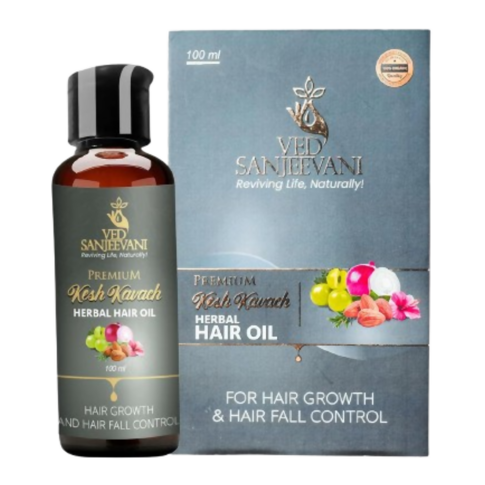 Ved Sanjeevani Kesh Kavach Herbal Hair Oil  Grab2Buy Ved Sanjeevani Grab2Buy