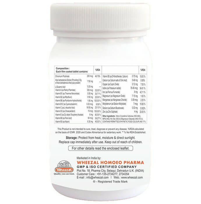 Wheezal Vitamin D+ Tablets - Grab2buy