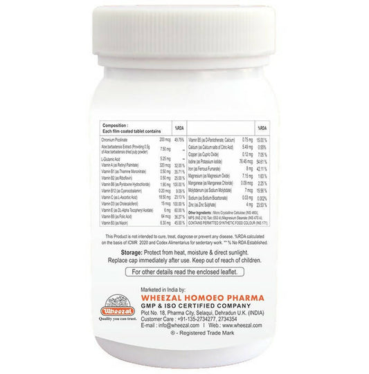 Wheezal Vitamin D+ Tablets - Grab2buy