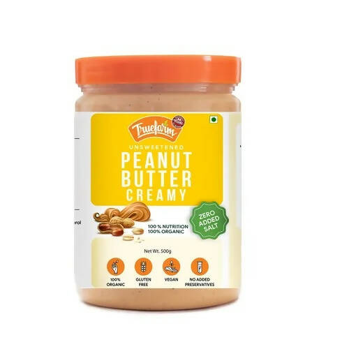Truefarm Organic Peanut Butter Creamy-Unsweetened - Grab2buy