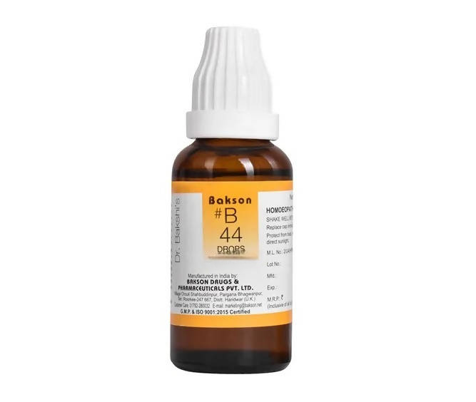Bakson's Homeopathy B44 Drops 