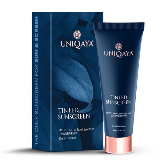 Uniqaya Tinted Sunscreen Spf 50 PA+++|Tinted Sunscreen  Grab2Buy Uniqaya Grab2Buy