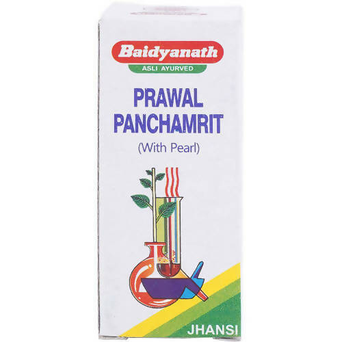 Baidyanath Jhansi Prawal Panchamrit Tablets (Moti Yukta) - Grab2buy