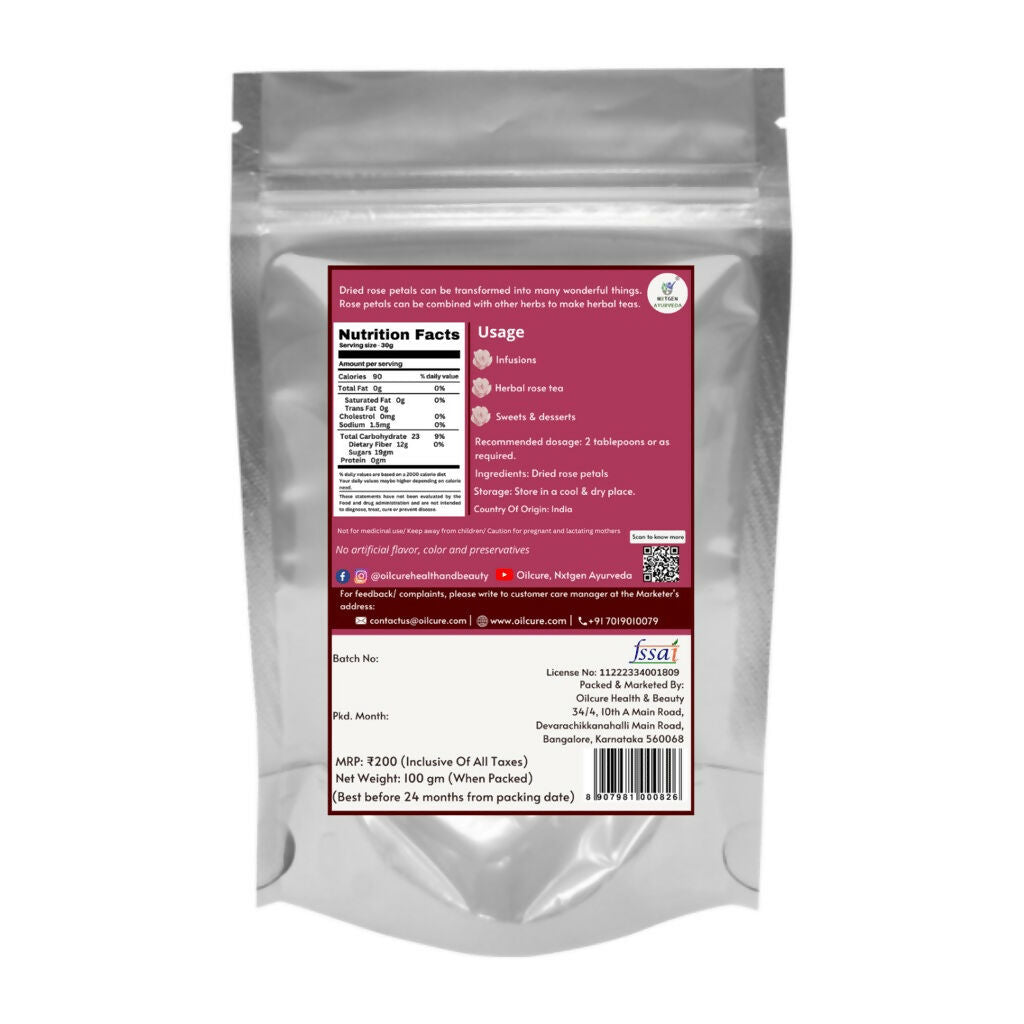 Nxtgen Ayurveda Rose Petals Dried 