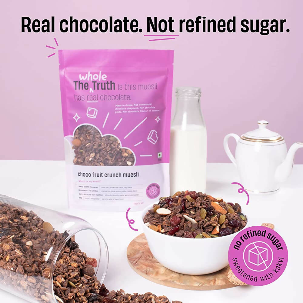 The Whole Truth Choco Fruit Crunch Muesli 