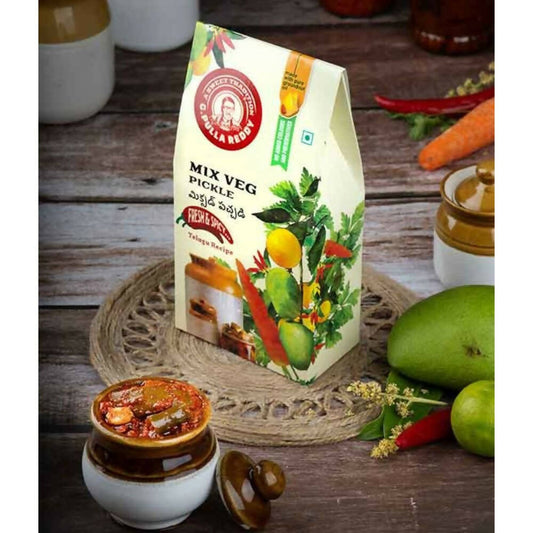Pulla Reddy Mix Veg Pickle - Grab2buy
