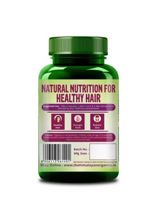 Himalayan Organics Plant Based Biotin 10000mcg 120 Capsules