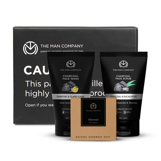 The Man Company Charcoal Face Care Kit  Grab2Buy The Man Company Grab2Buy