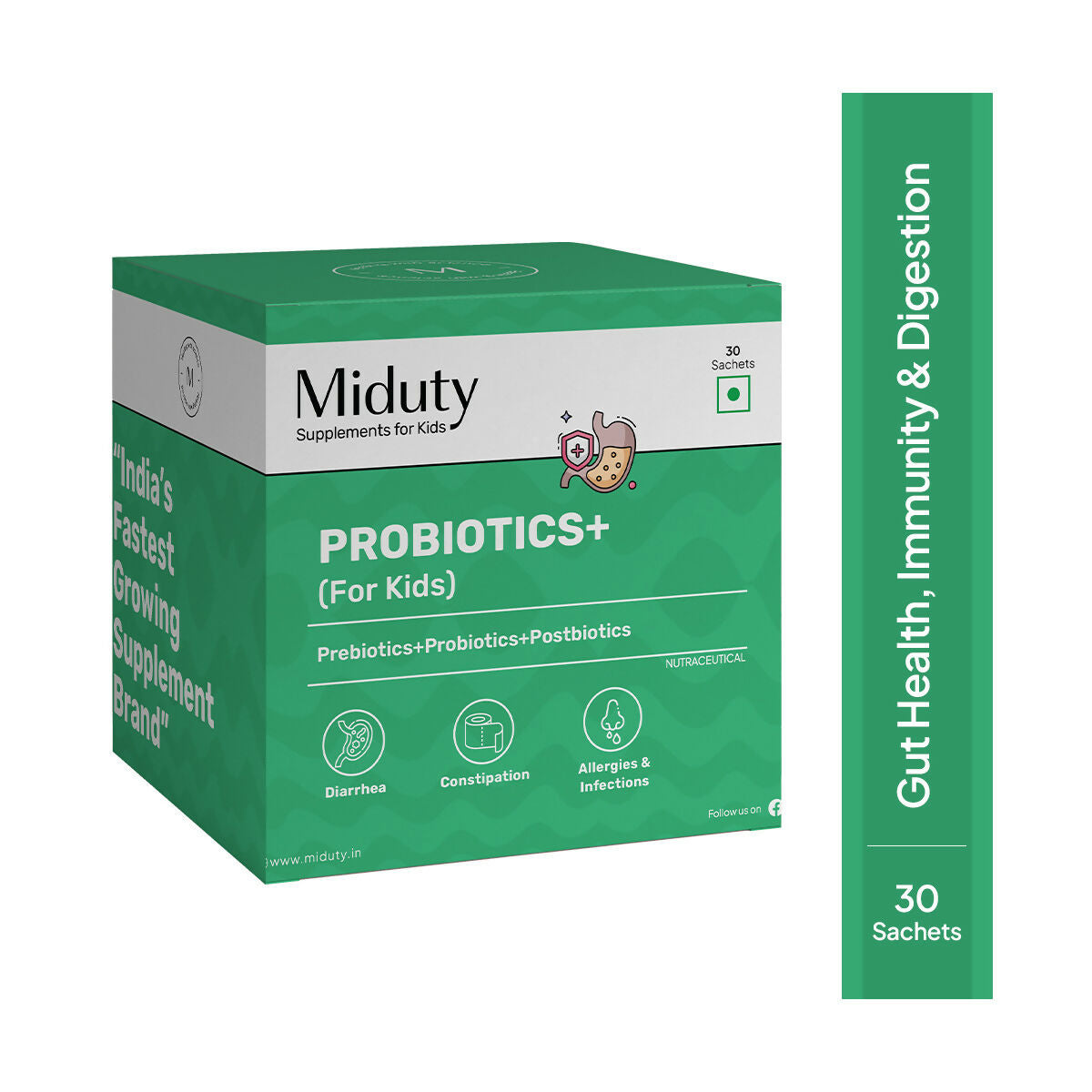 Miduty by Palak Notes Probiotics+ Kids 