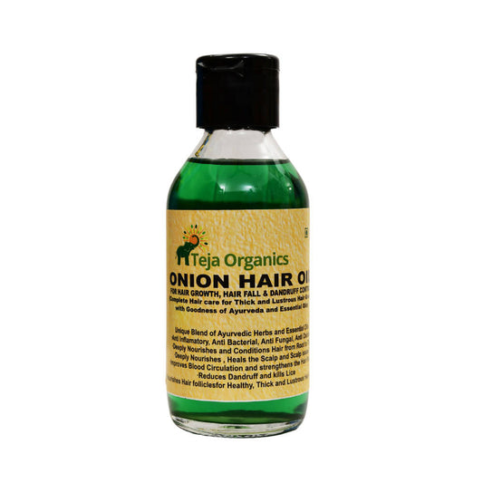 Teja Organics Onion Hair Oil  Grab2Buy Teja Organics Grab2Buy