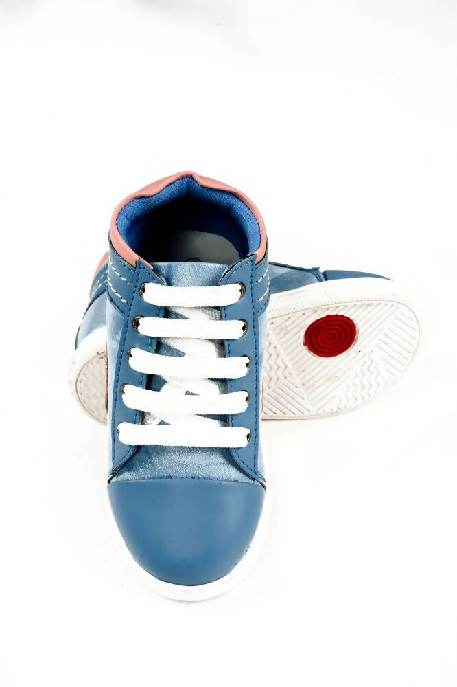 Tiny Bugs For Boys & Girls Party Wear Boots - Sky Blue  Grab2Buy Tiny Bugs Grab2Buy