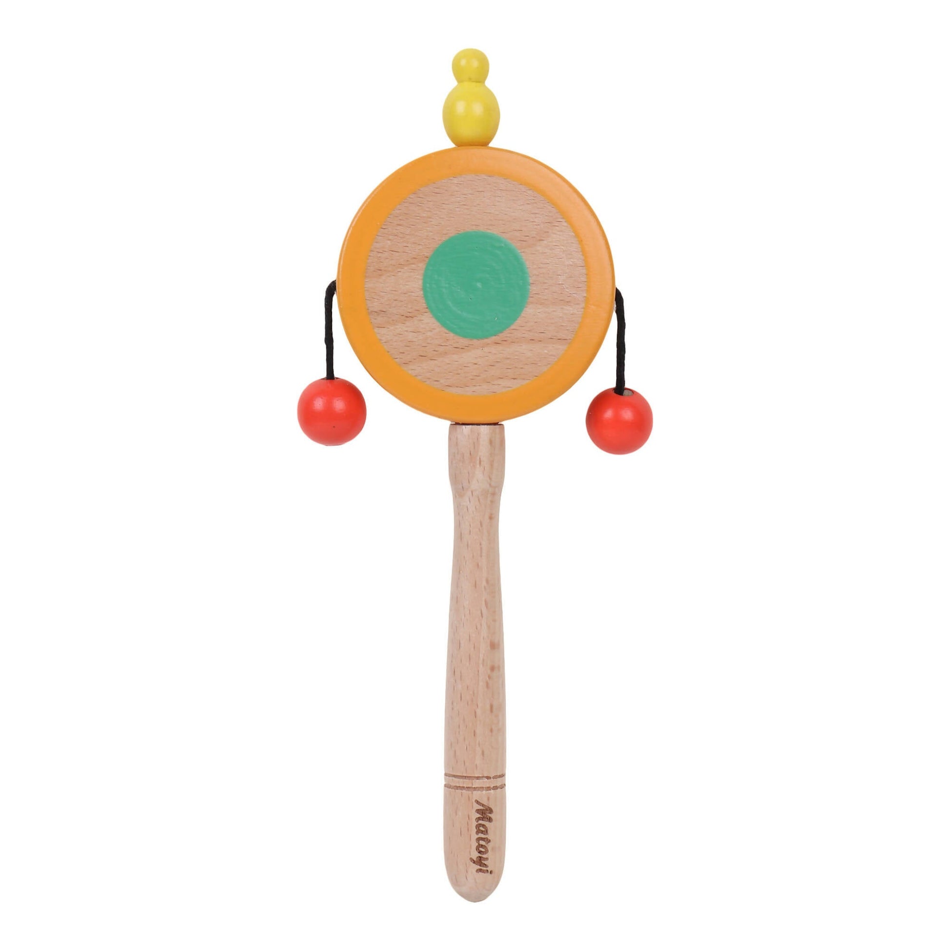 Matoyi Trapezium Rattle & Cat Stacker & Flat disk Rattle & Color Bowling Pin For Kids