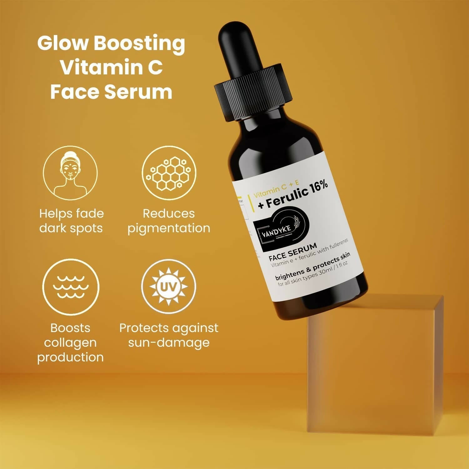 Vandyke Vitamin C + E + Ferulic 16% Face Serum  Grab2Buy Vandyke Grab2Buy