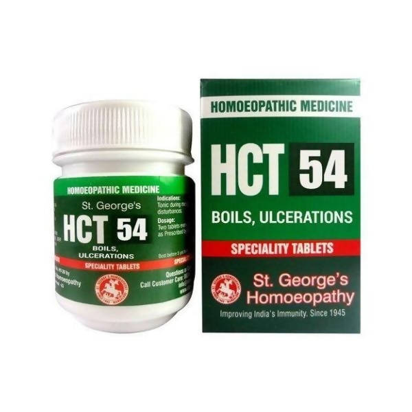 St. George's Homeopathy HCT 54 Tablets 