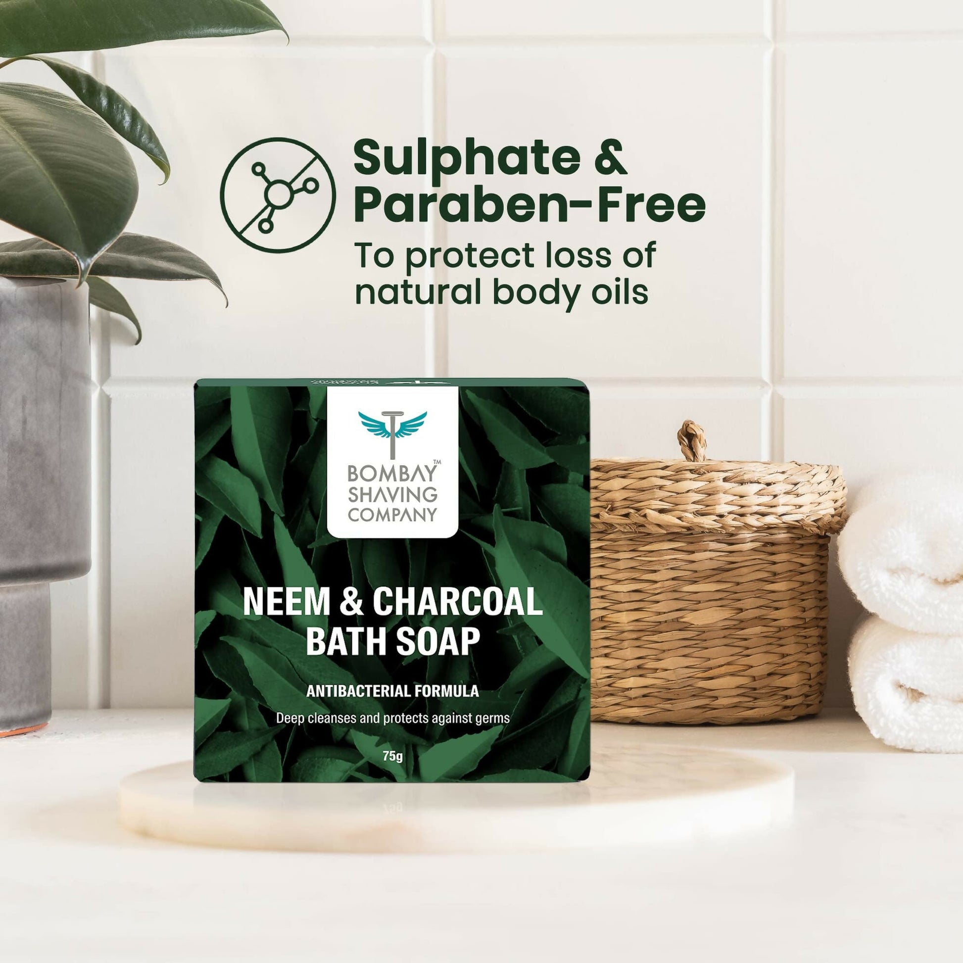 Bombay Shaving Company Charcoal and Neem Bath Soap for Men  Grab2Buy Bombay Shaving Company Grab2Buy