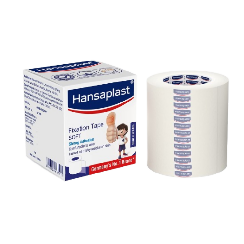 Hansaplast Soft Fixation Tape - Adhesive (5.00 cm x 9.14 cm) 