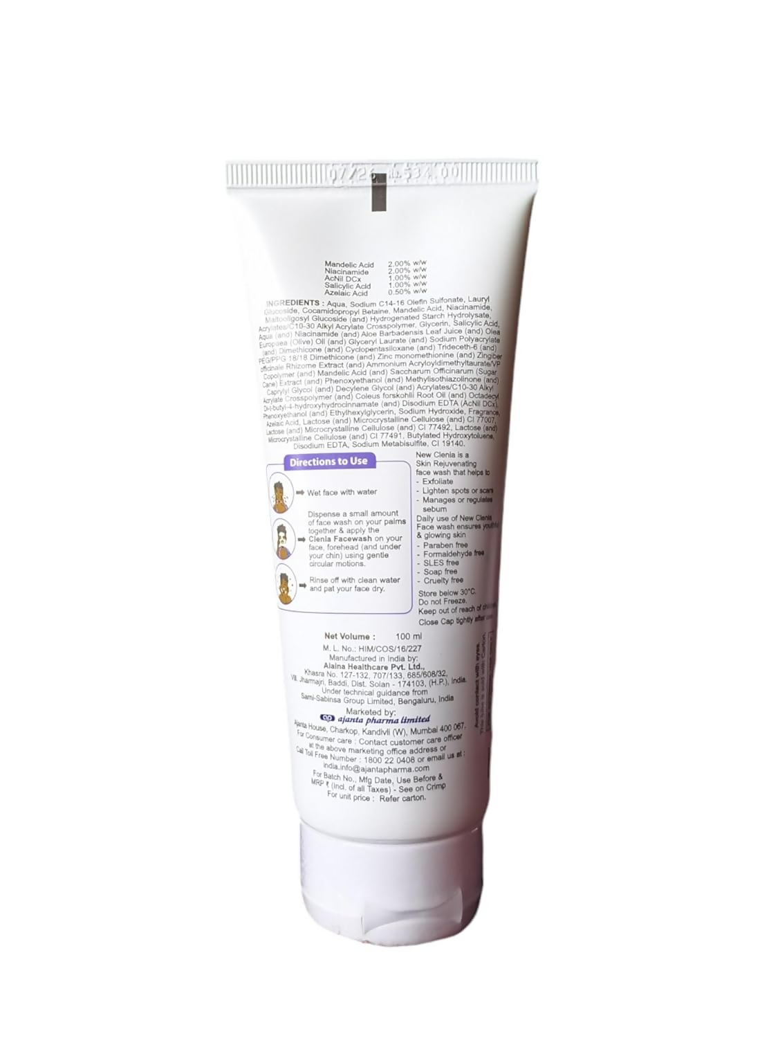 New Clenia Skin Rejuvenating Face Wash  Grab2Buy New Clenia Grab2Buy