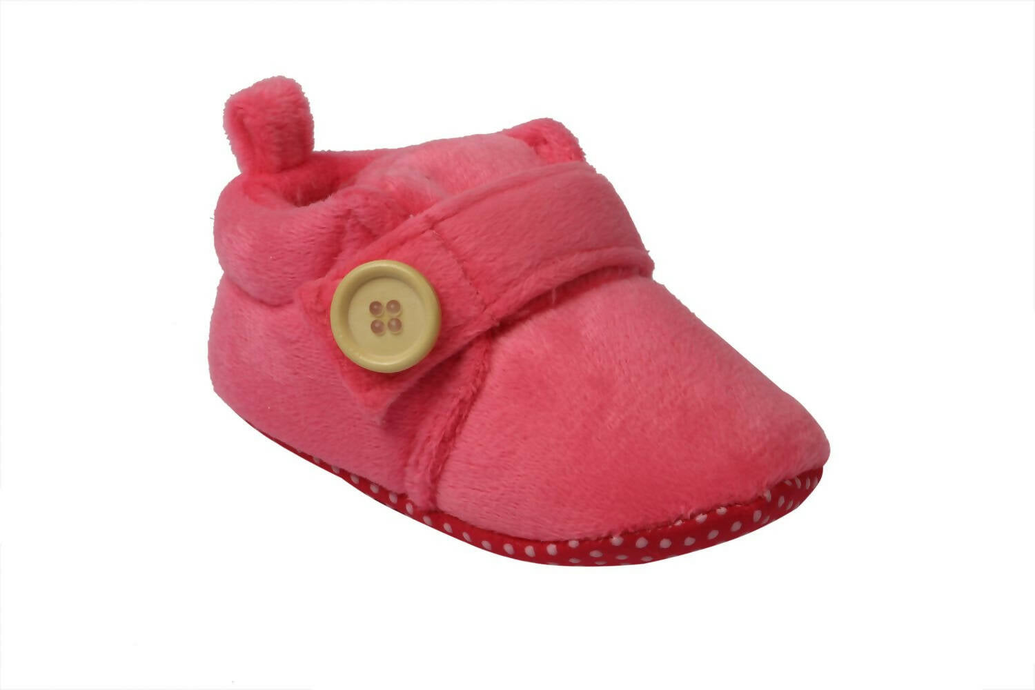 Tiny Bugs Unisex Soft Base Booties - Pink  Grab2Buy Tiny Bugs Grab2Buy