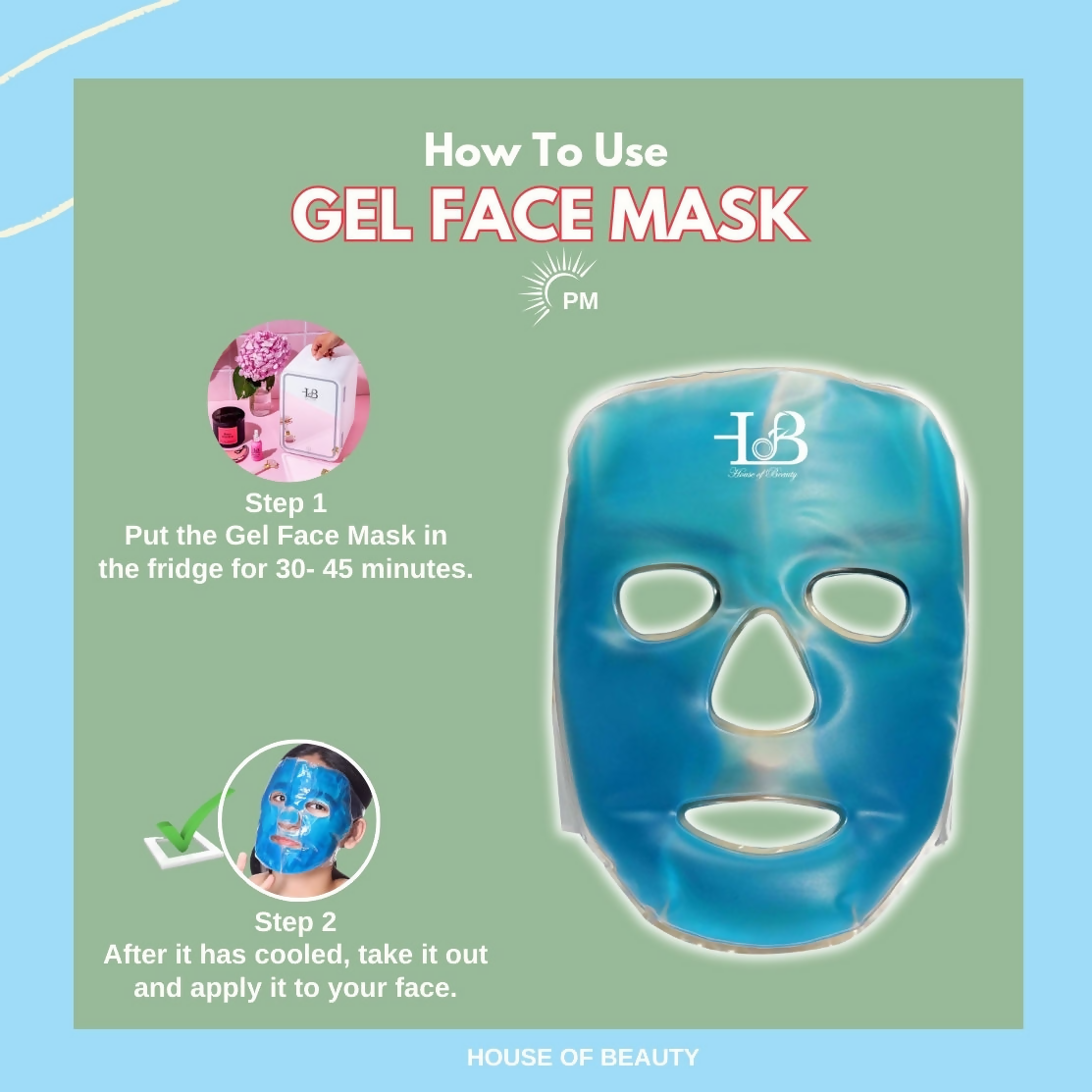 House of Beauty Gel Face Mask 