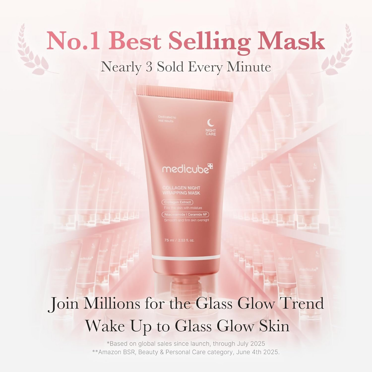 Medicube Collagen Overnight Wrapping Peel Off Facial Mask Pack
