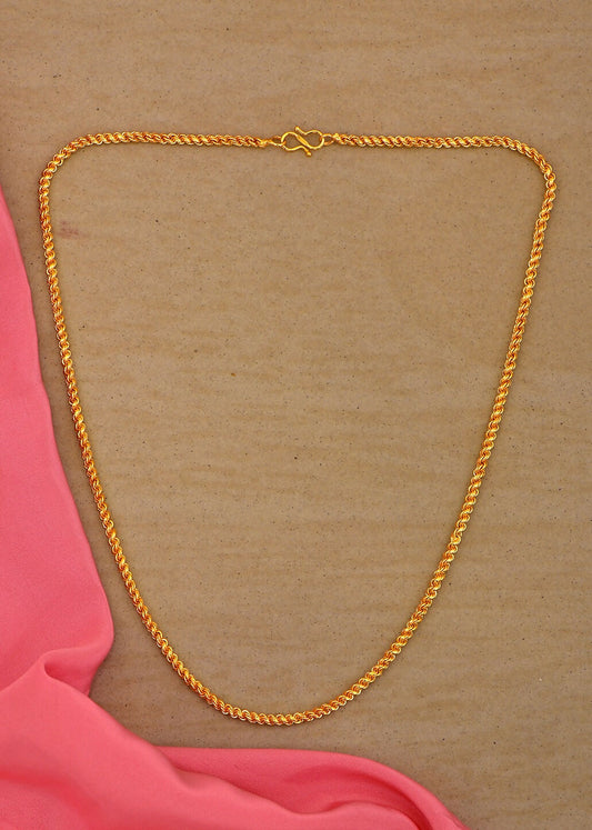 Joban Fashion Women Brass Golden Neck-Chain