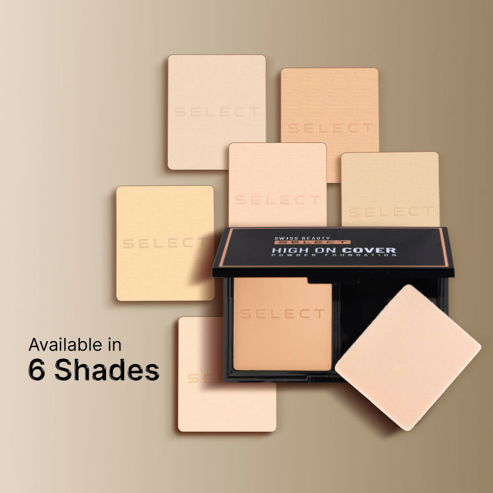 Swiss Beauty Select High On Cover Powder Foundation - 2 Light Natural 