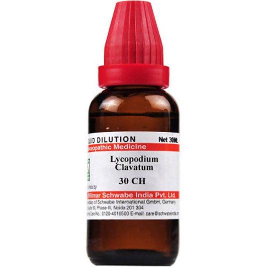 Dr. Willmar Schwabe India Lycopodium Clavatum Dilution - Grab2buy