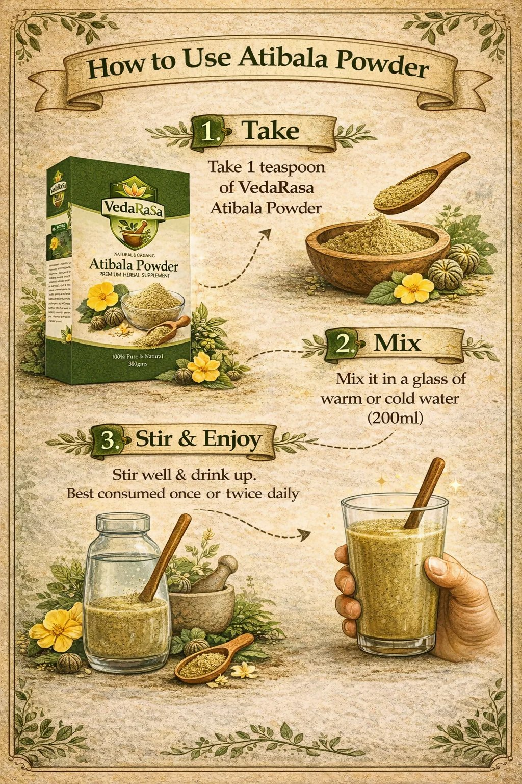 VedaRasa Atibala Powder  Grab2Buy VedaRasa Grab2Buy