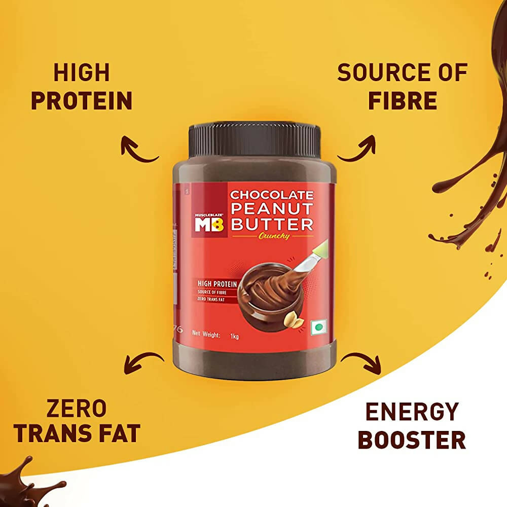 MuscleBlaze Chocolate Peanut Butter-Crunchy 