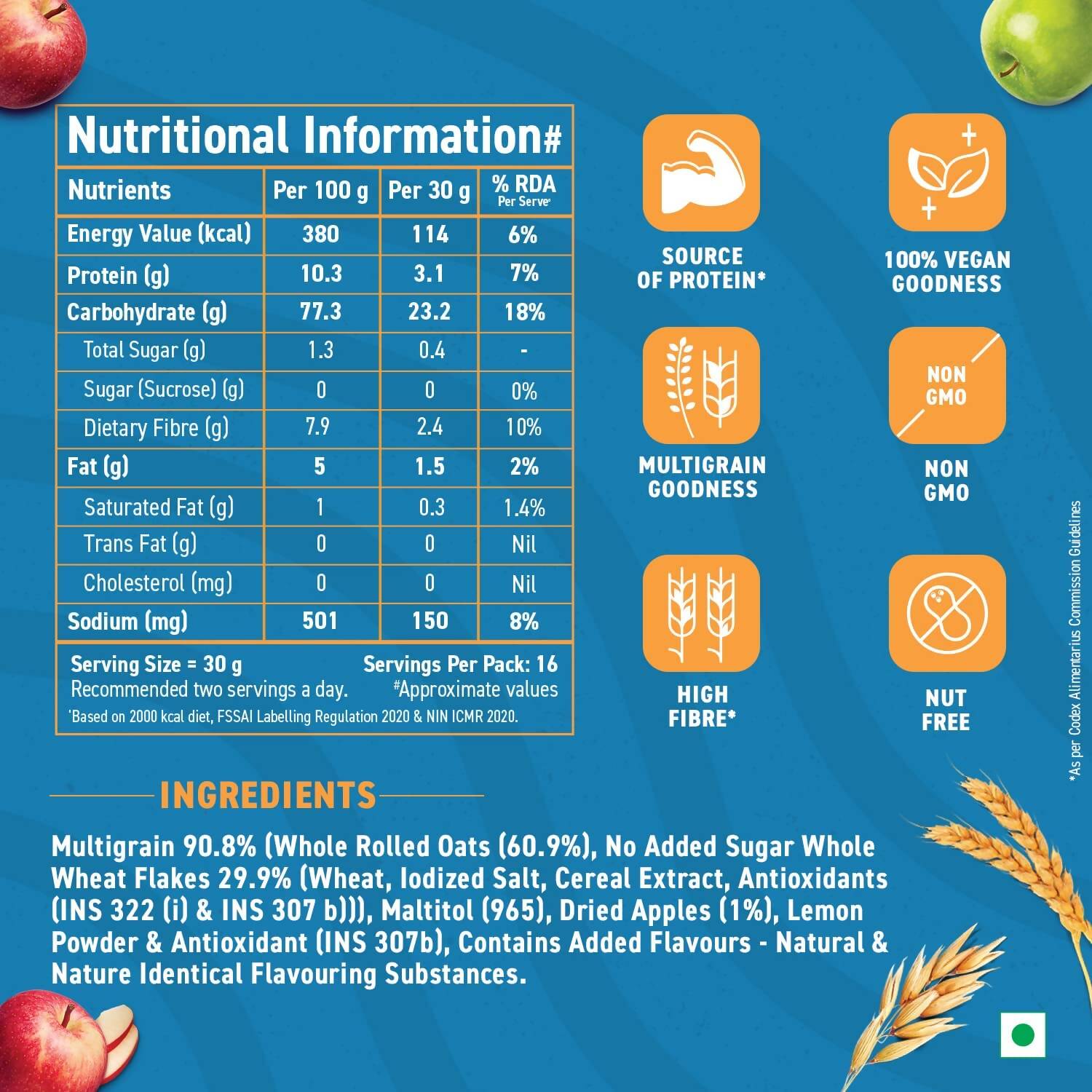 Bagrry's Crunchy No Added Sugar Muesli - Grab2buy