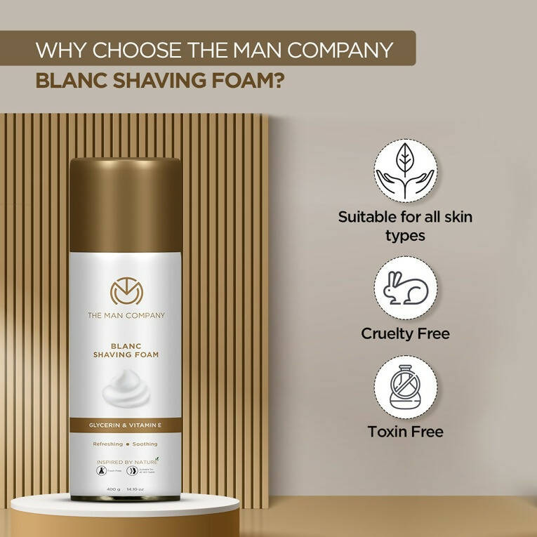 The Man Company Blanc Shaving Foam  Grab2Buy The Man Company Grab2Buy