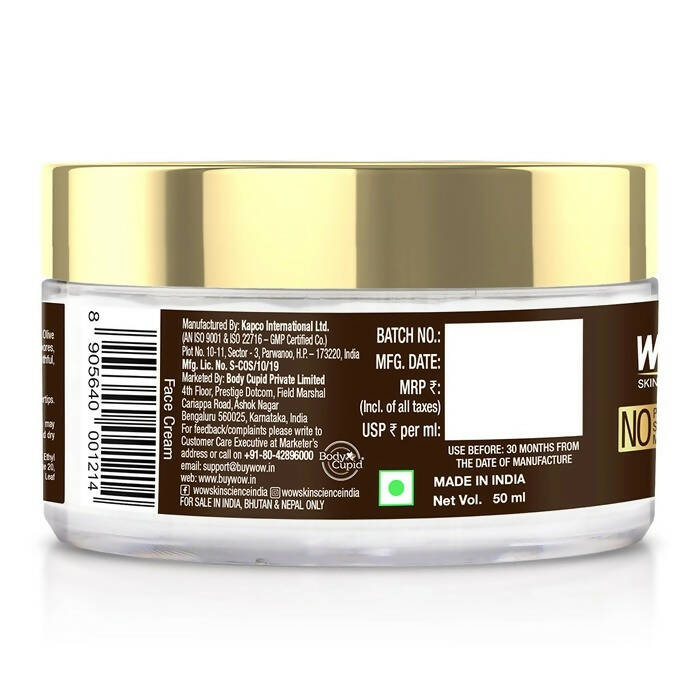 Wow Skin Science Night Cream With Niacinamide & Olive Leaf Extract 