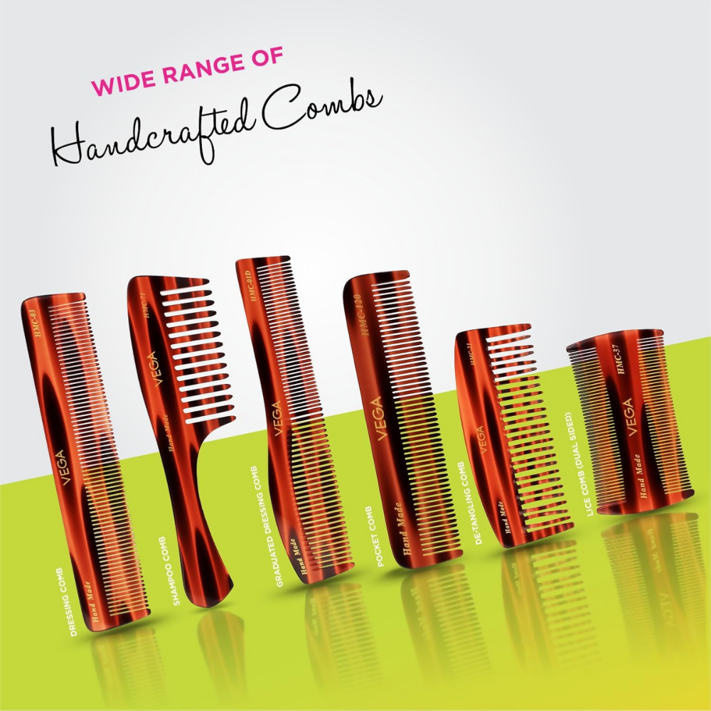 Vega Handcrafted Graduated Dressing Comb - HMC-01D  Grab2Buy Vega Grab2Buy