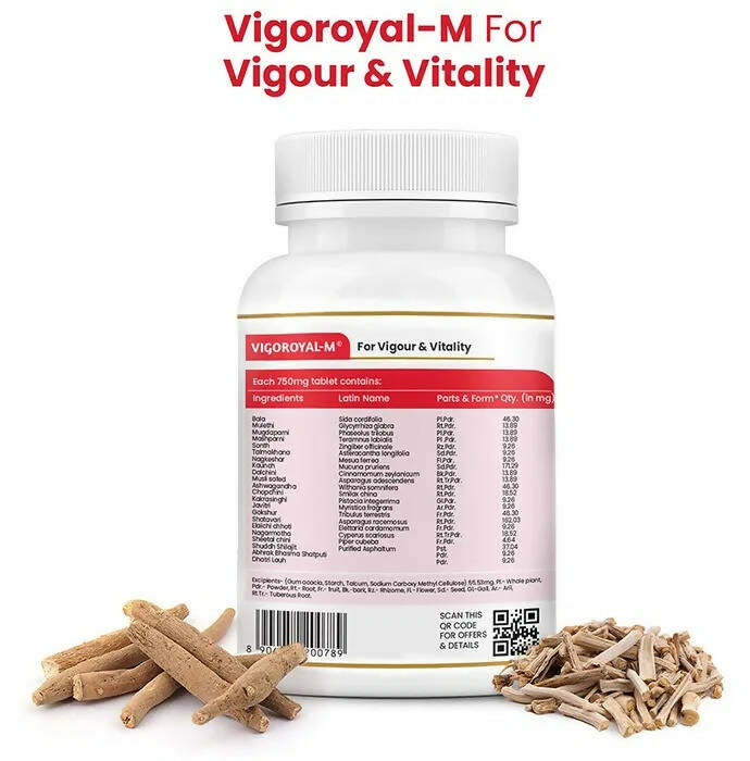 Maharishi Ayurveda Vigoroyal-M Tablets 