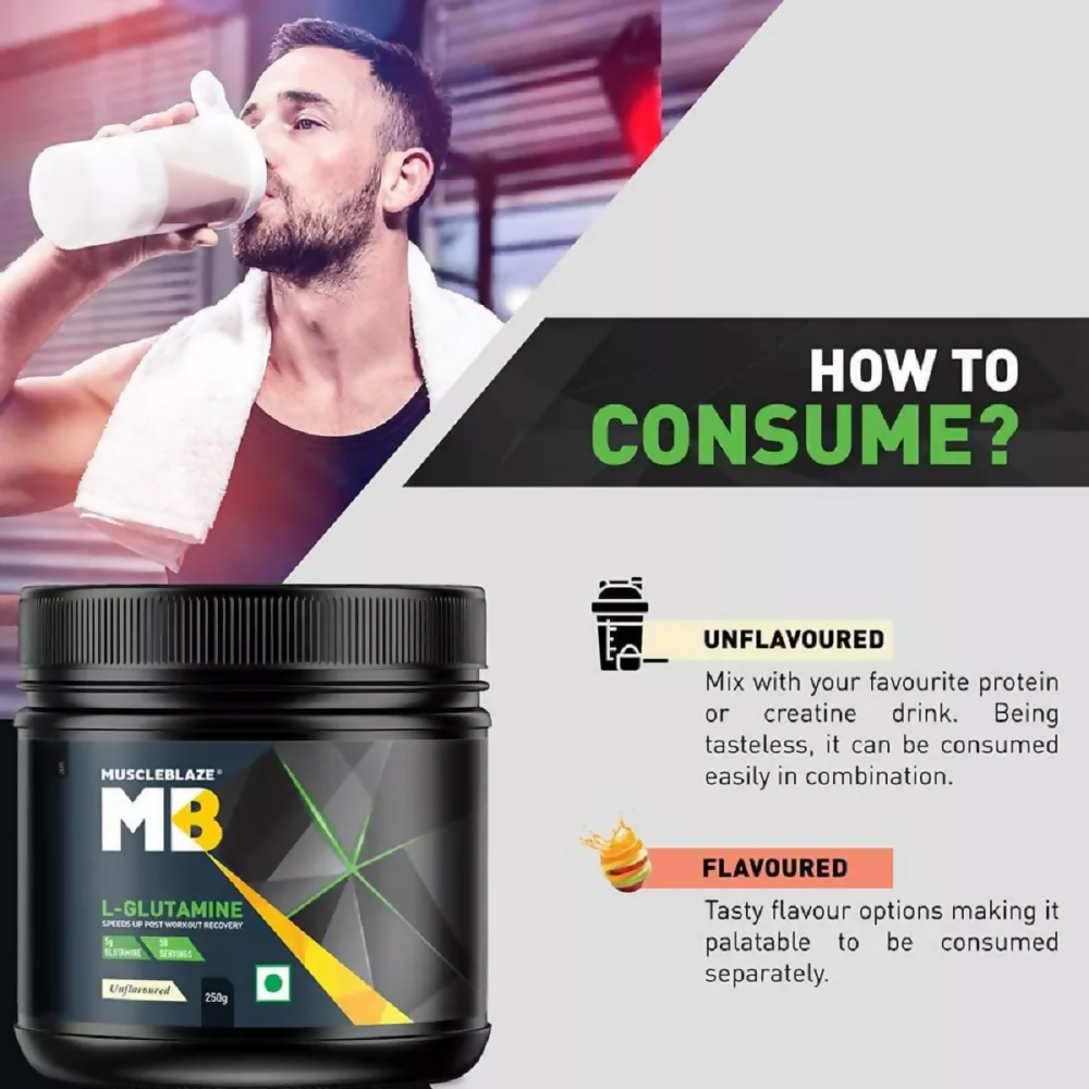 MuscleBlaze L - Glutamine Unflavored 