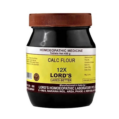 Lord's Homeopathy Calc Flour Biochemic Tablets 