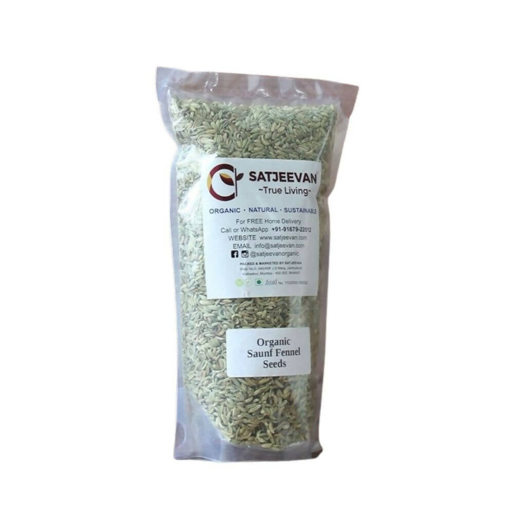 Satjeevan Organic Saunf Fennel Seeds - Grab2buy